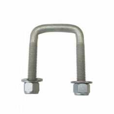 75mm x 50mm square galvanised U-bolt