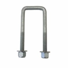 125mm x 50mm square galvanised U-bolt