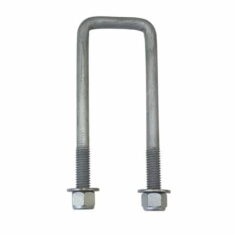 162mm x 50mm square galvanised U-bolt