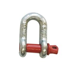 D-Shackle Dee Shackle for 3000kg ATM 3.0t maximum trailer caravan drawbar with orange 9.5mm pin