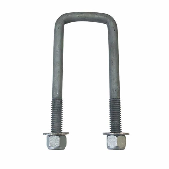 56mm square galvanised U-bolt