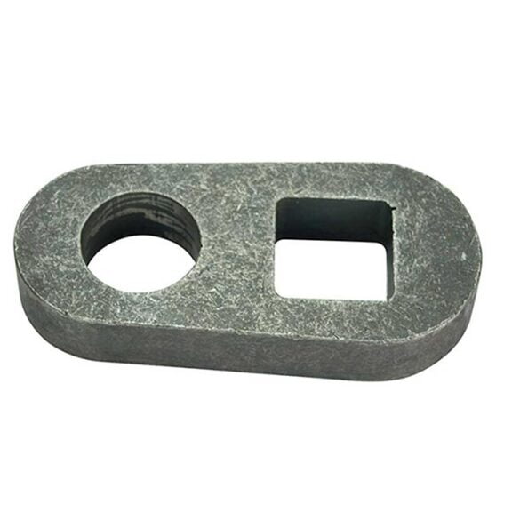 45mm Square Beam x 45mm Round Stub x 3-inch drop plate