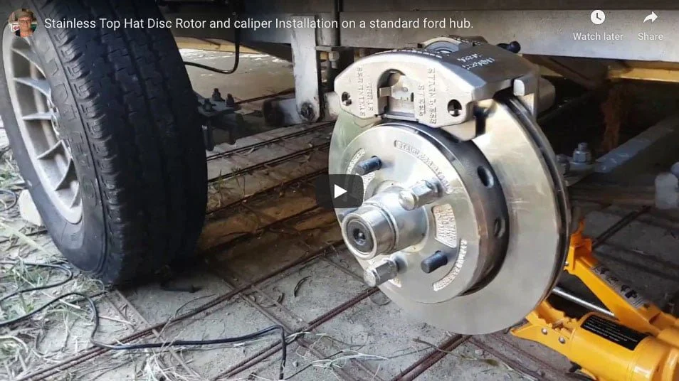 Stainless Disk Rotor & Calapers.