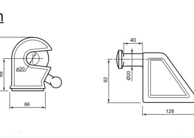 20mm tipper latch and catch