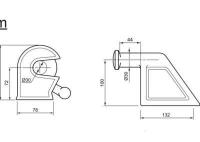 tipper truck latch and catch