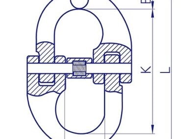 Sunny Lifting G80 Hammerlock Technical Drawing